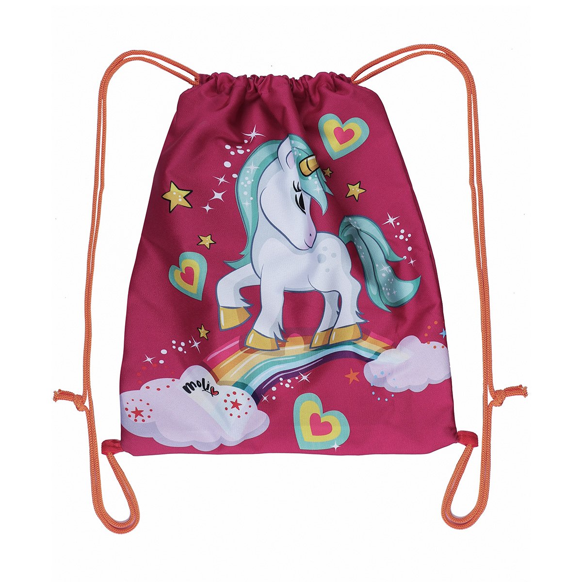 İpli Su Geçirmez Unicorn Çanta Kırmızı