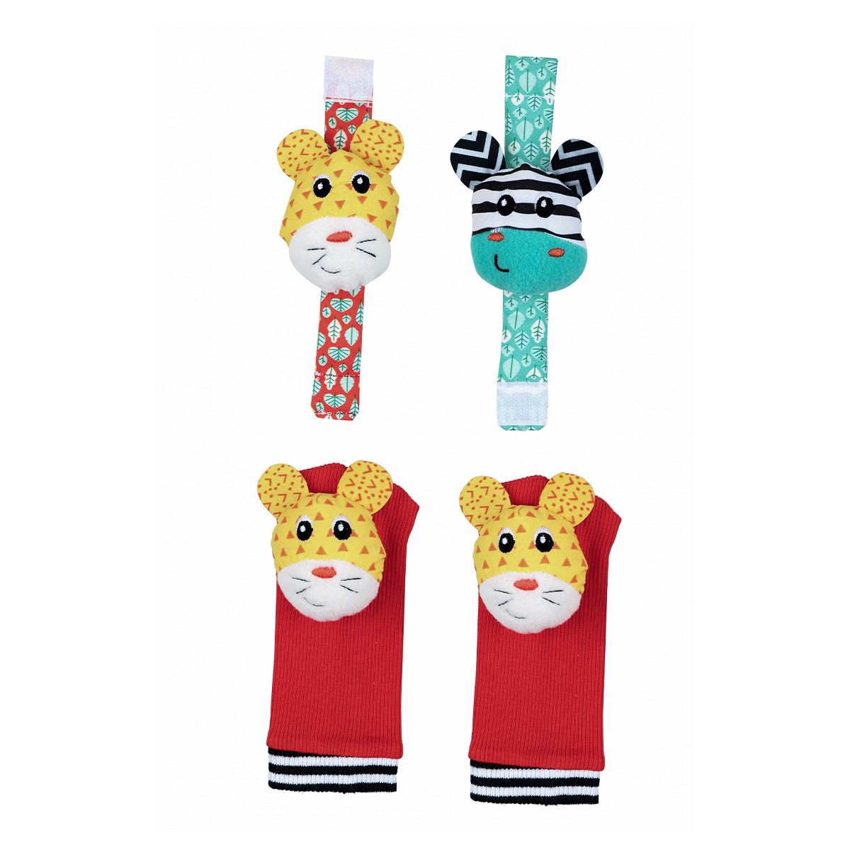 Kaplan Çıngıraklı Bileklik ve Çorap Seti