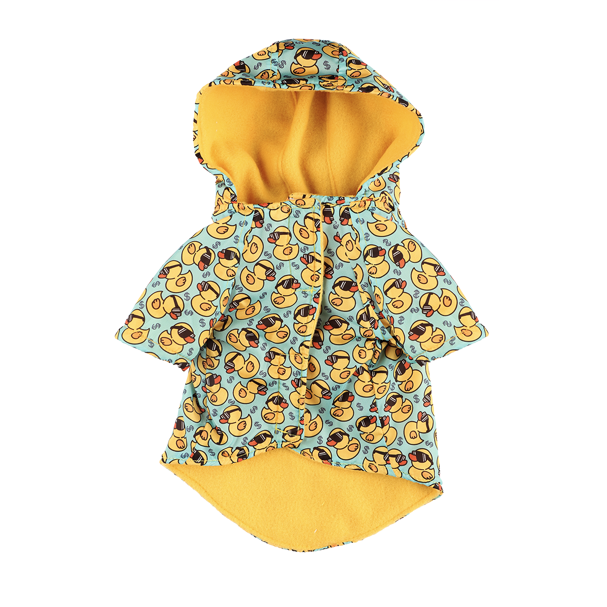 Ördek Desenli Yağmurluk Mavi